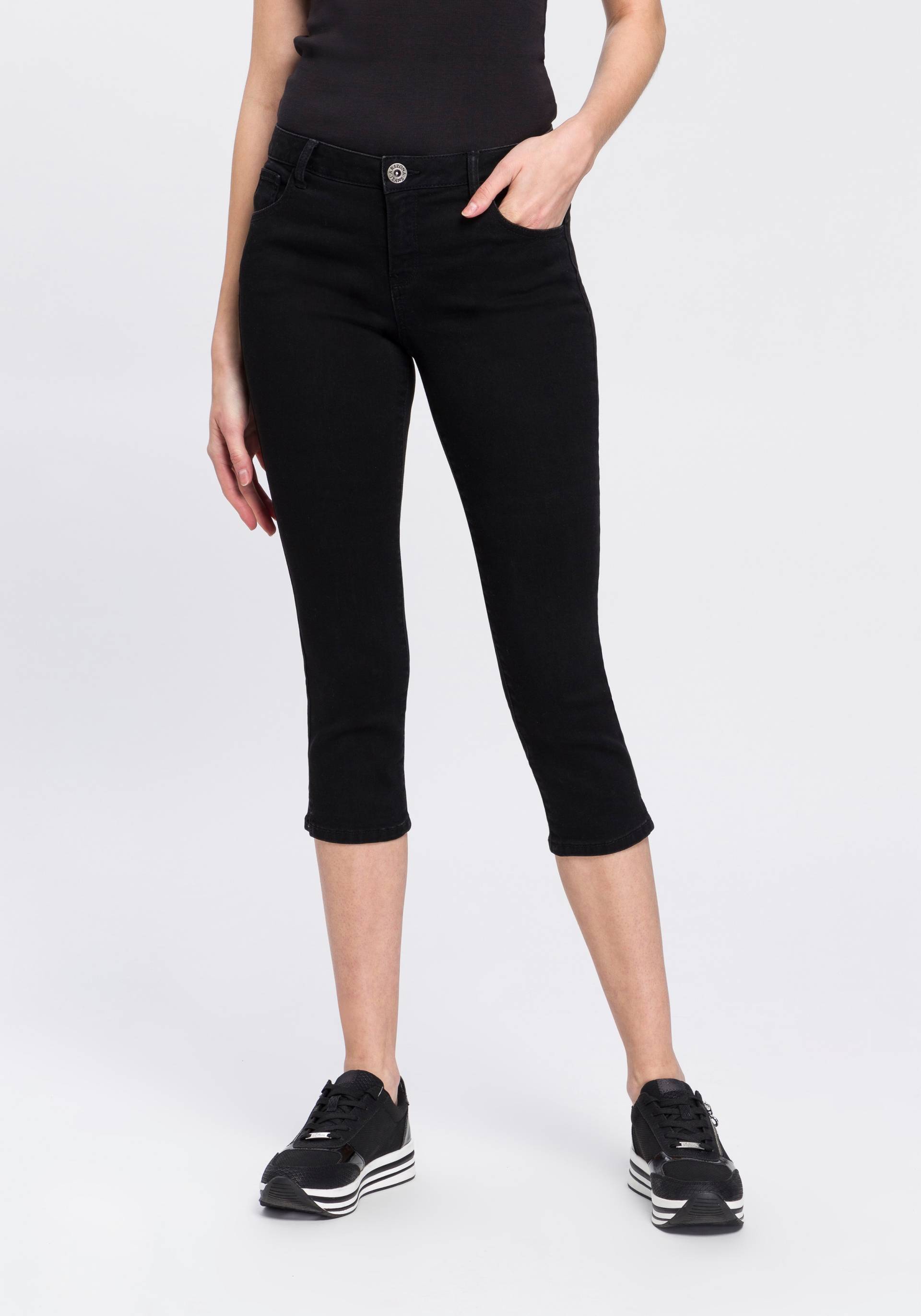 Arizona Caprijeans »Ultra-Stretch«, extra-enger Schnitt, modischer Beinabschluss mit Schlitz Arizona Caprijeans »Ultra-Stretch«, extra-enger Schnitt, modischer Beinabschluss mit Schlitz von Arizona