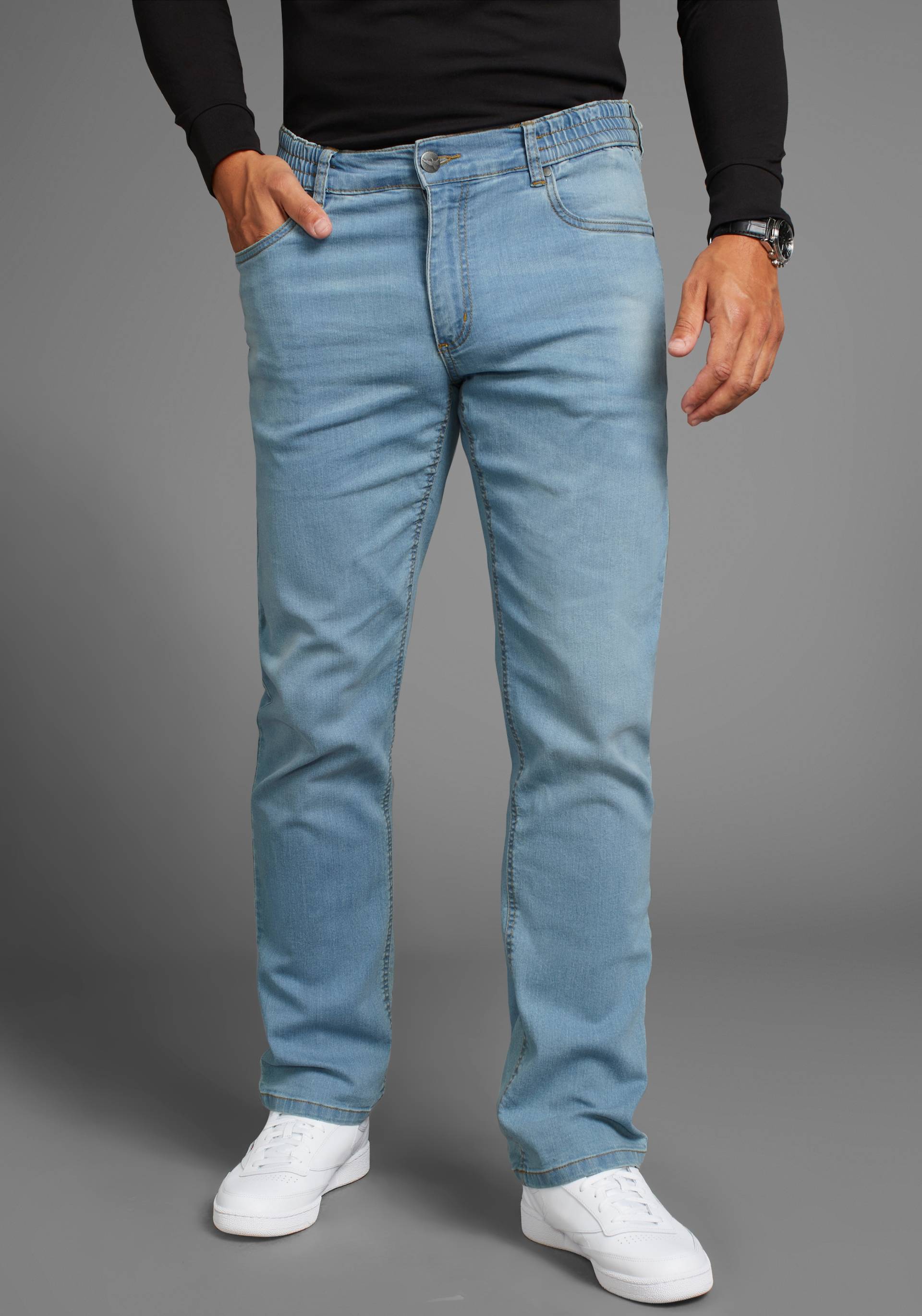 Arizona Dehnbund-Jeans »Paul«, elastischer Dehnbund, Comfort-Fit, gerader Beinschnitt von Arizona