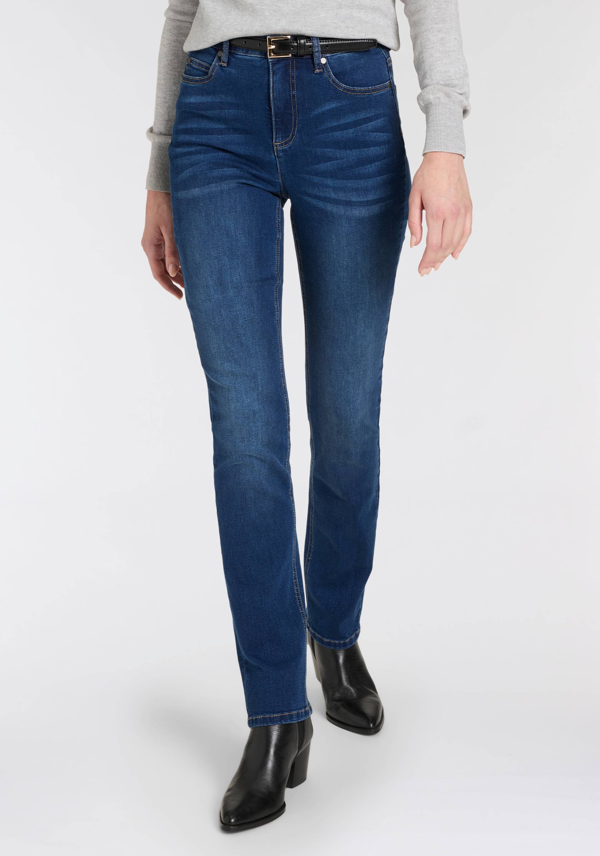 Arizona Gerade Jeans »Ultra-Stretch«, normale Passform, Comfort Fit, Used-Look-Waschung Arizona Gerade Jeans »Ultra-Stretch«, normale Passform, Comfort Fit, Used-Look-Waschung von Arizona