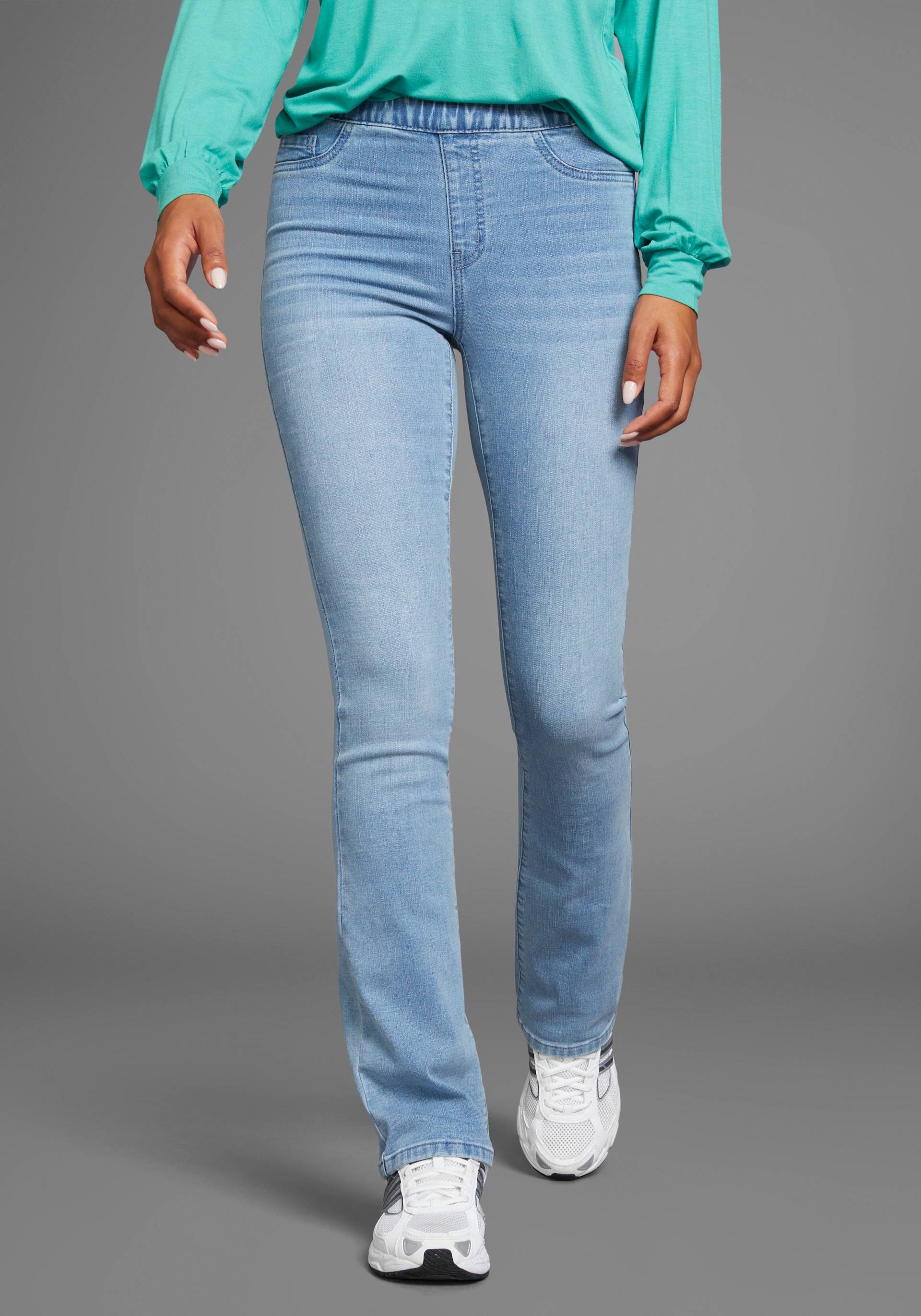 Arizona Jeansjeggings »Bootcut mit leichtem Thermo Effekt«, High Waist Arizona Jeansjeggings »Bootcut mit leichtem Thermo Effekt«, High Waist von Arizona