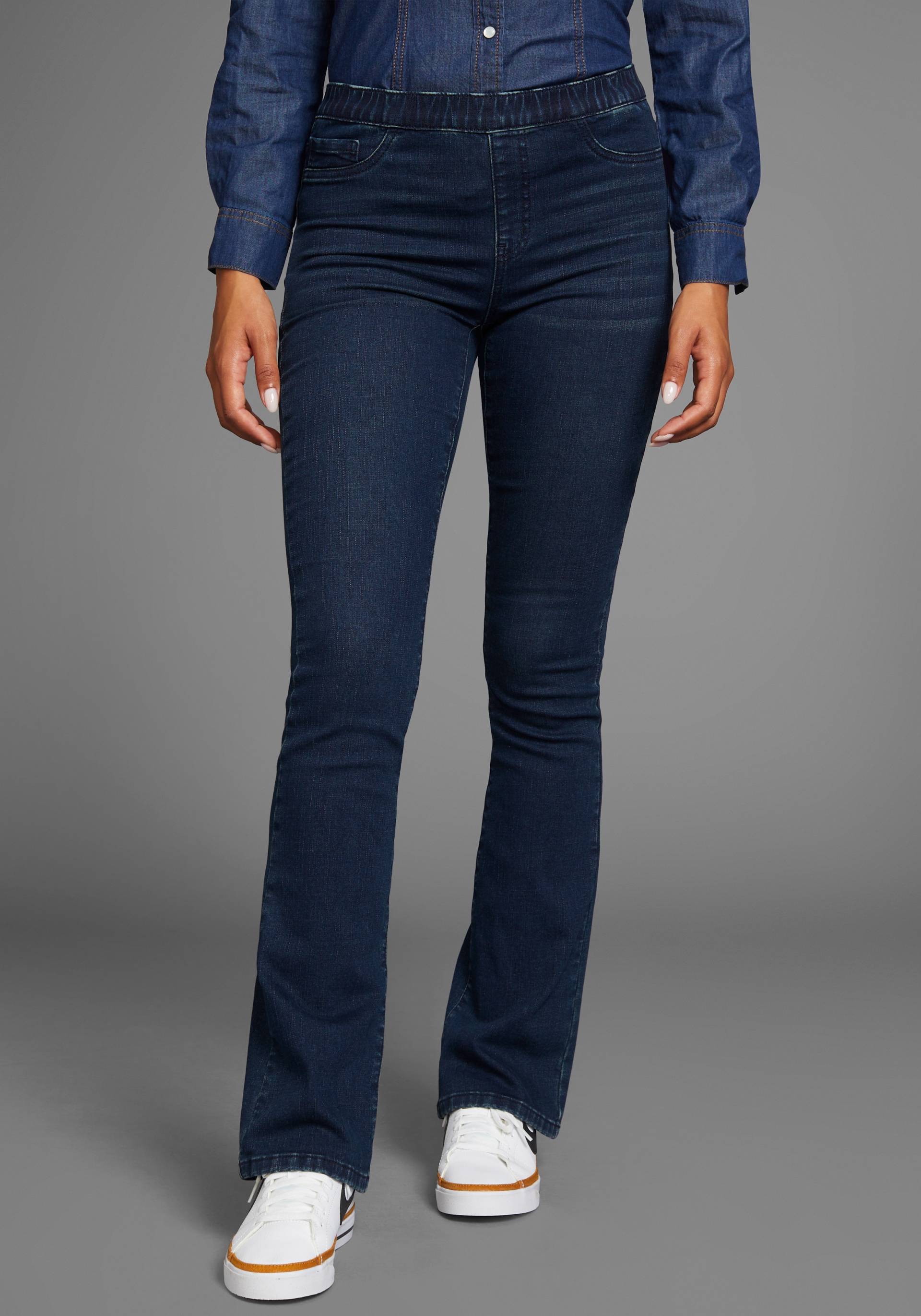 Arizona Jeansjeggings »Bootcut mit leichtem Thermo Effekt«, High Waist von Arizona