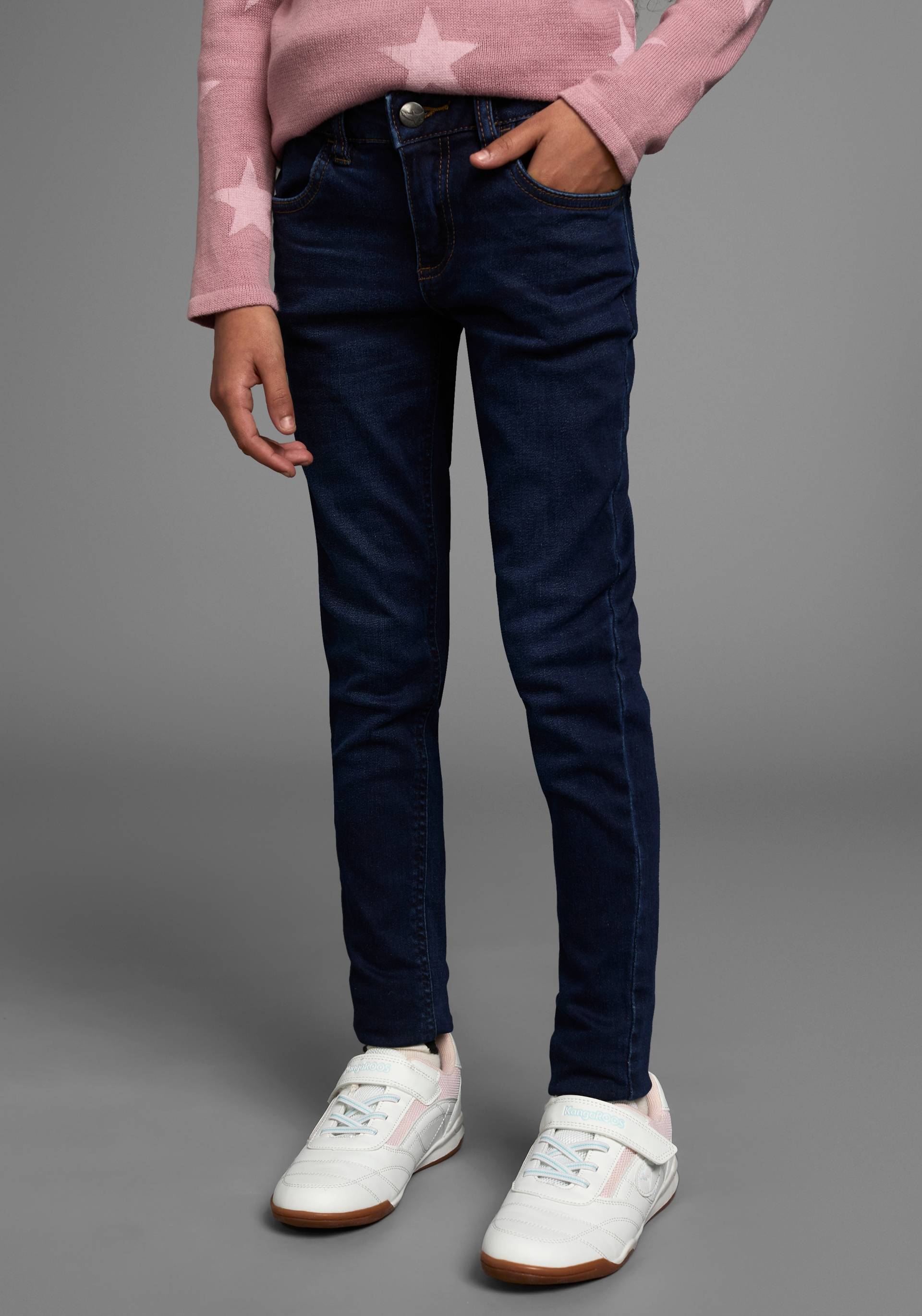 Arizona Jeansjeggings », Stretch-Jeans für Mädchen«, schmale Passform, elastische Denim-Qualität Arizona Jeansjeggings », Stretch-Jeans für Mädchen«, schmale Passform, elastische Denim-Qualität von Arizona