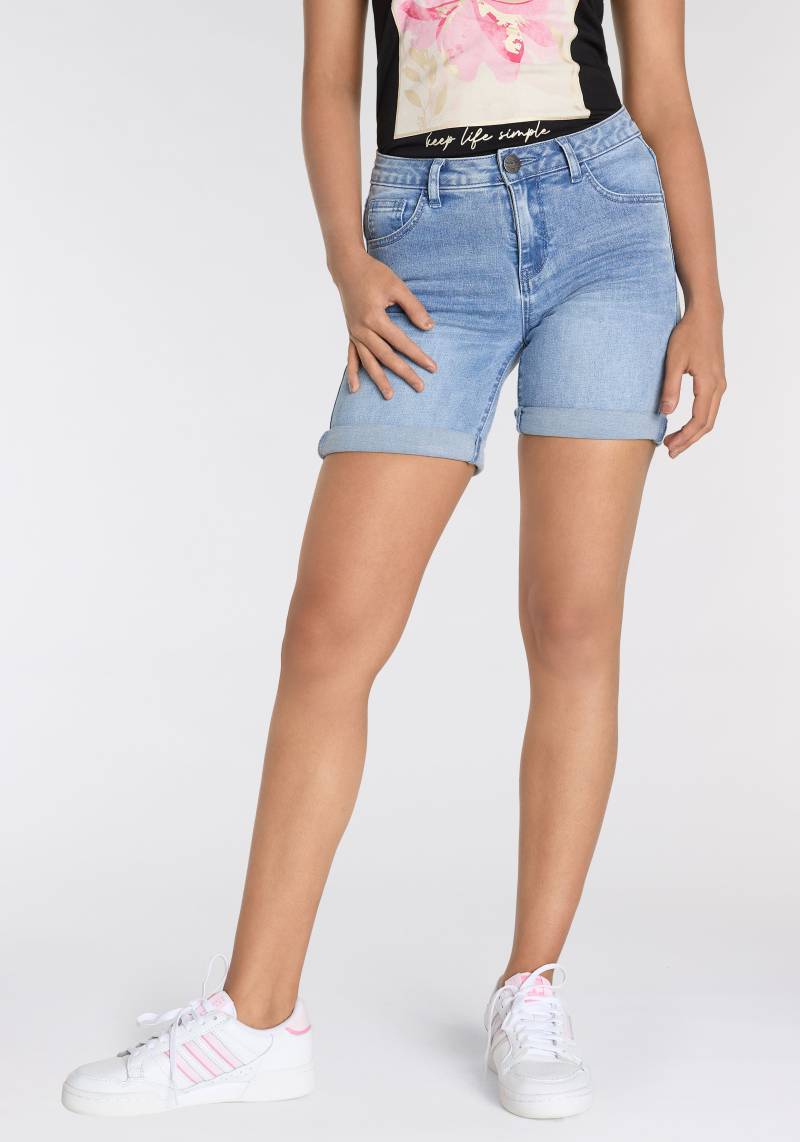 Arizona Jeansshorts »Ultra-Stretch«, extra eng geschnitten, krempelbare Beinabschlüsse von Arizona