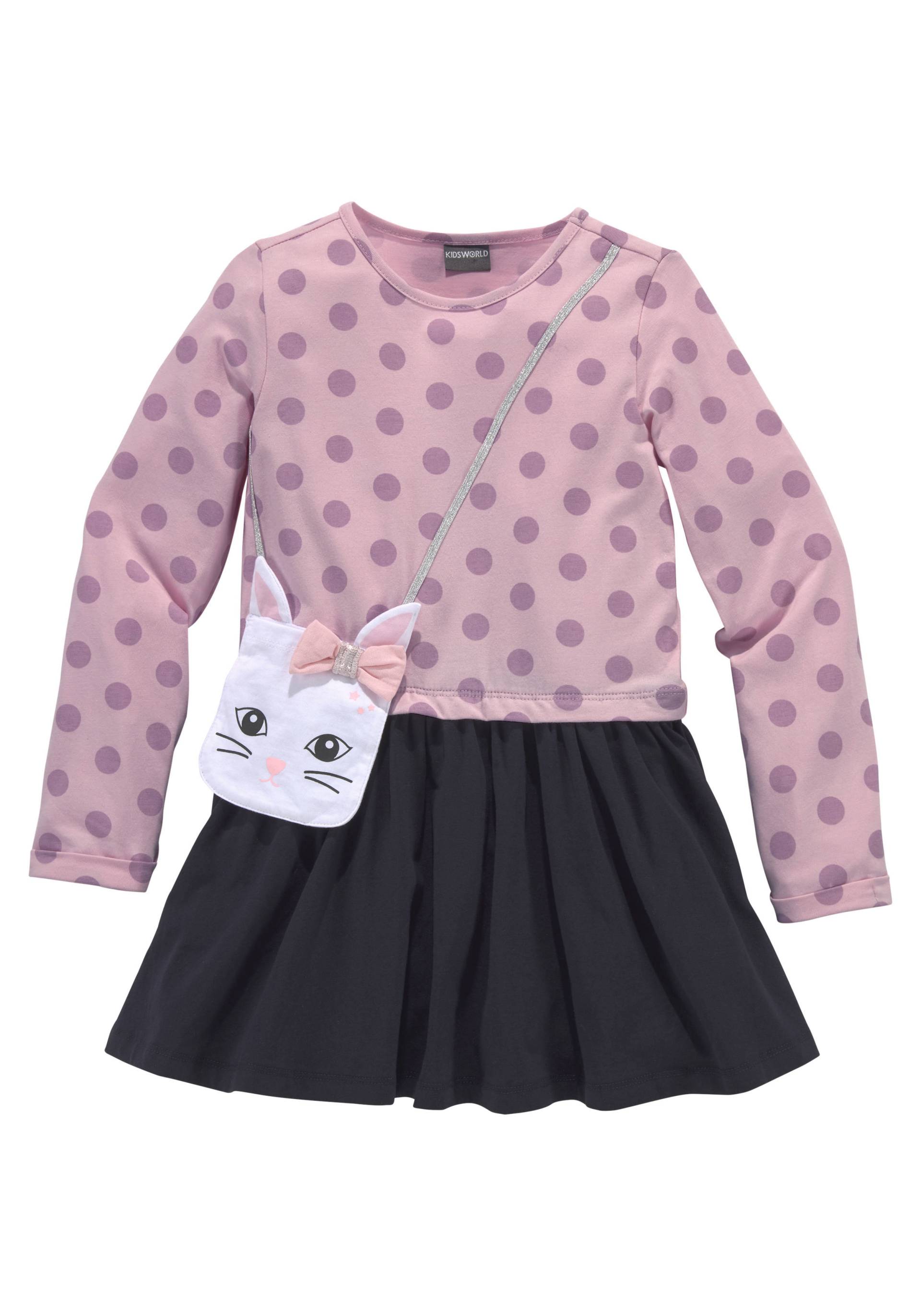 KIDSWORLD Jerseykleid »für kleine Mädchen«, ideal für festliche Anlässe, kniefreie Länge von KIDSWORLD