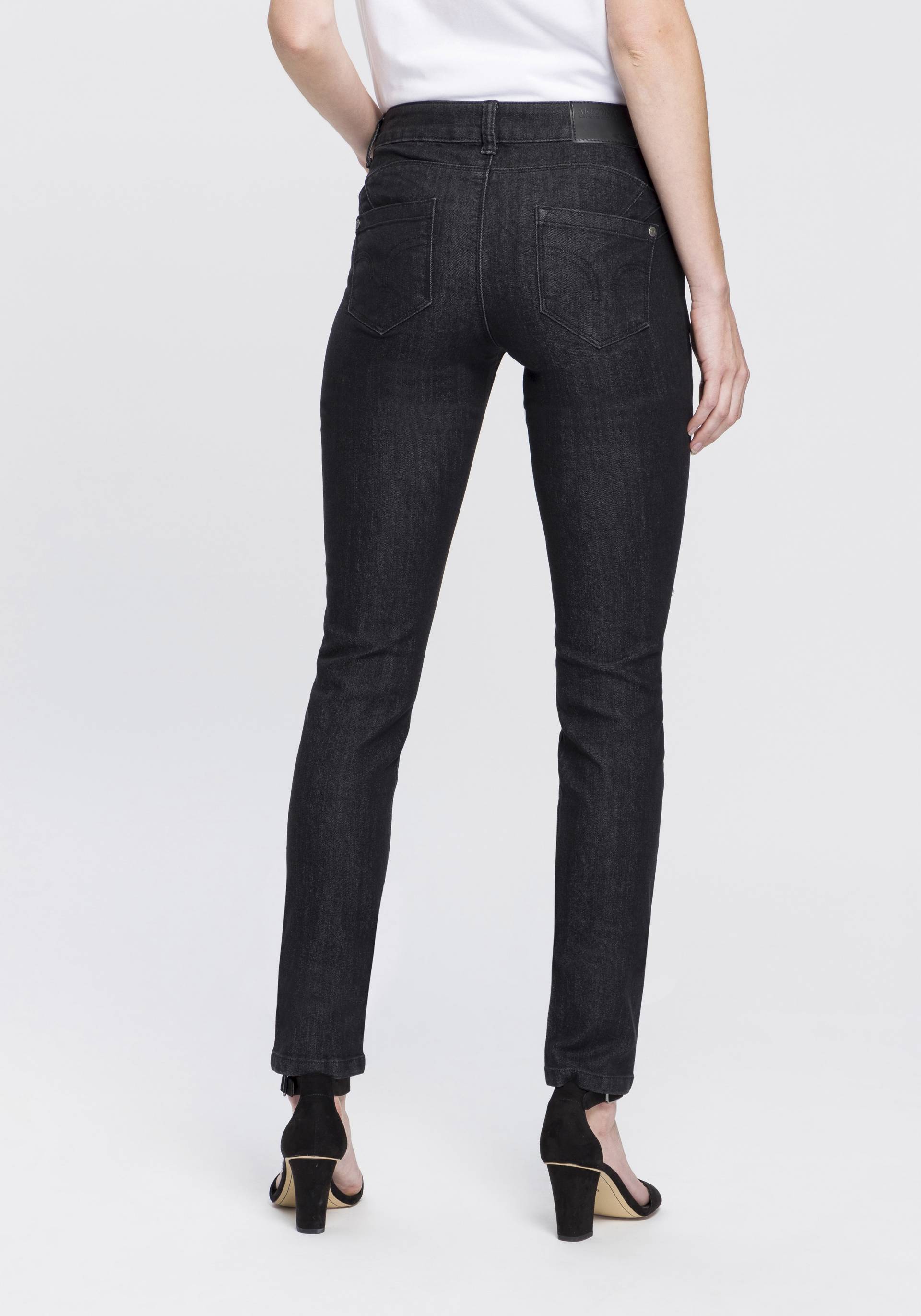 Arizona Skinny-fit-Jeans »Shaping«, skinny Passform, normale Leibhöhe, in Stretch-Qualität, Used-Look von Arizona