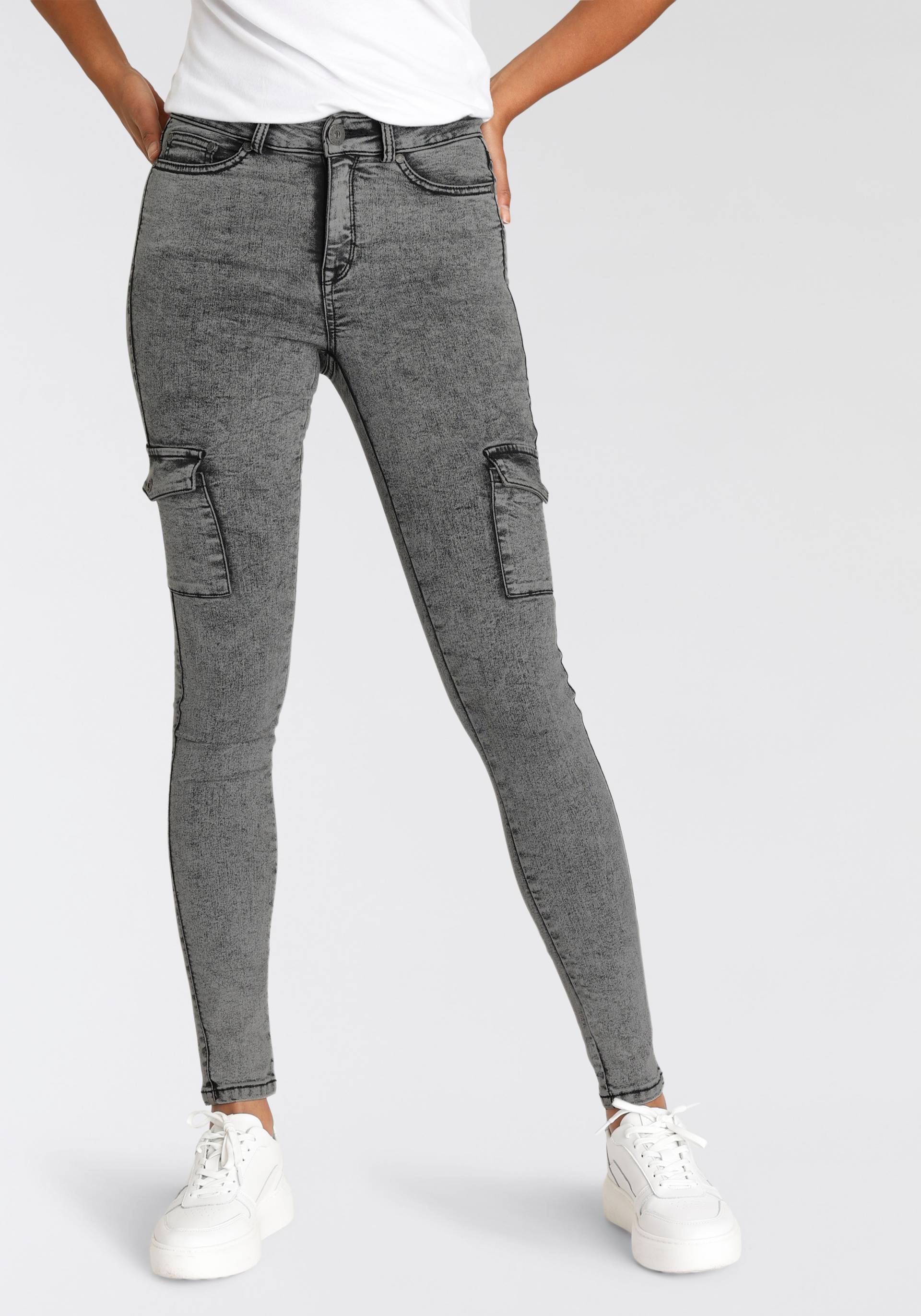 Arizona Skinny-fit-Jeans »Ultra Stretch«, High Waist mit Cargotaschen von Arizona