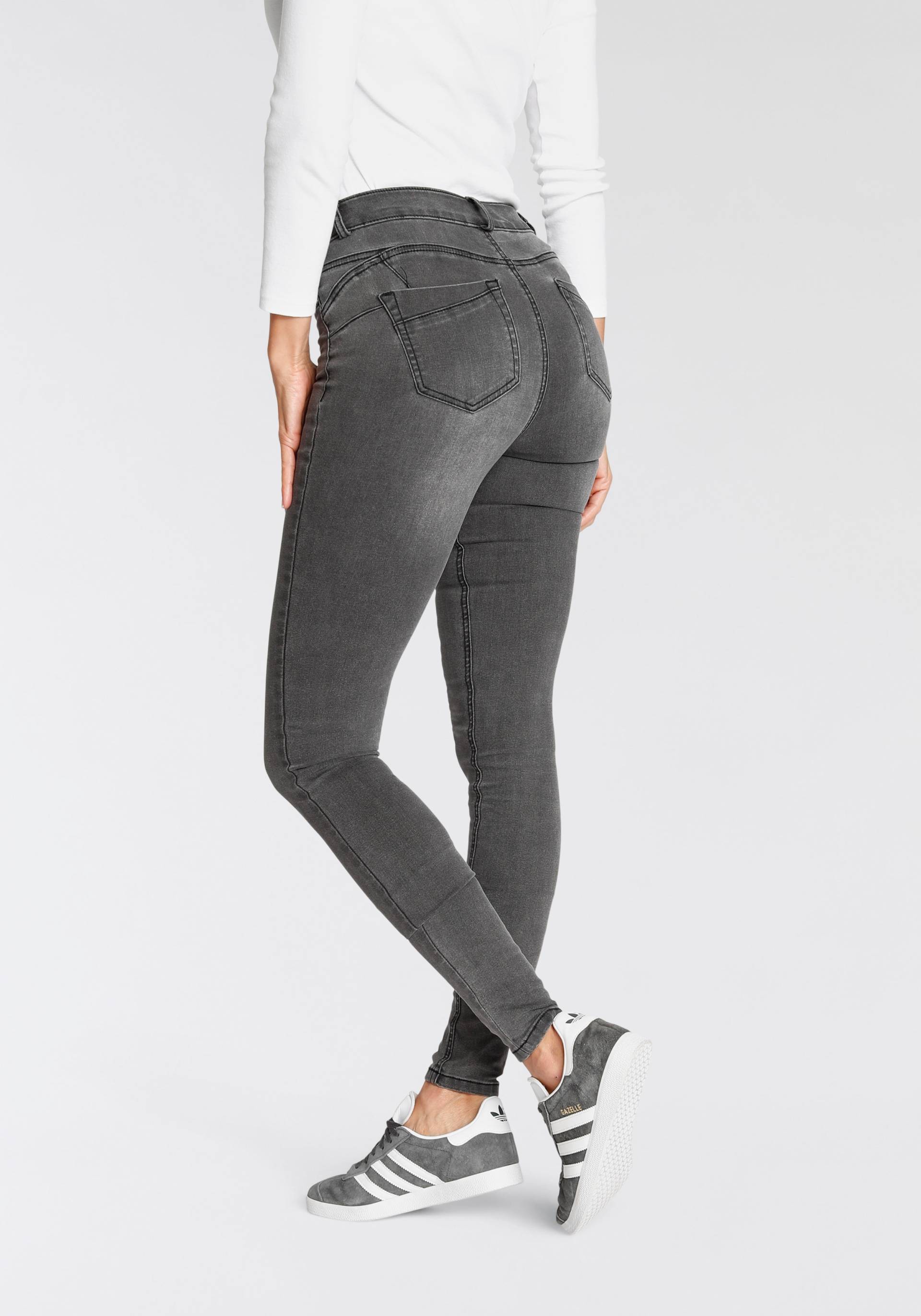 Arizona Skinny-fit-Jeans »Ultra Stretch«, High Waist mit Shapingnähten von Arizona