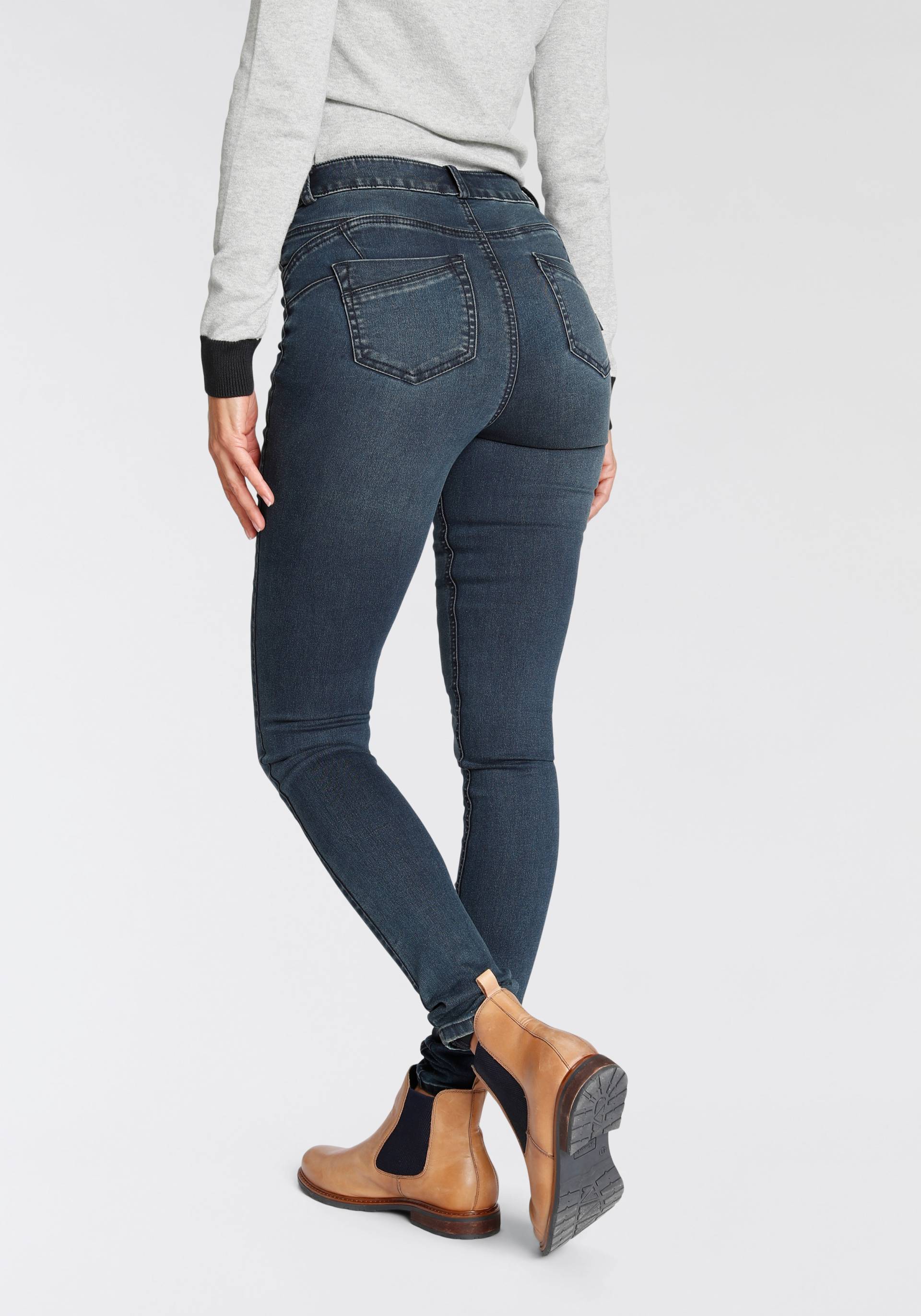 Arizona Skinny-fit-Jeans »Ultra Stretch«, High Waist mit Shapingnähten von Arizona