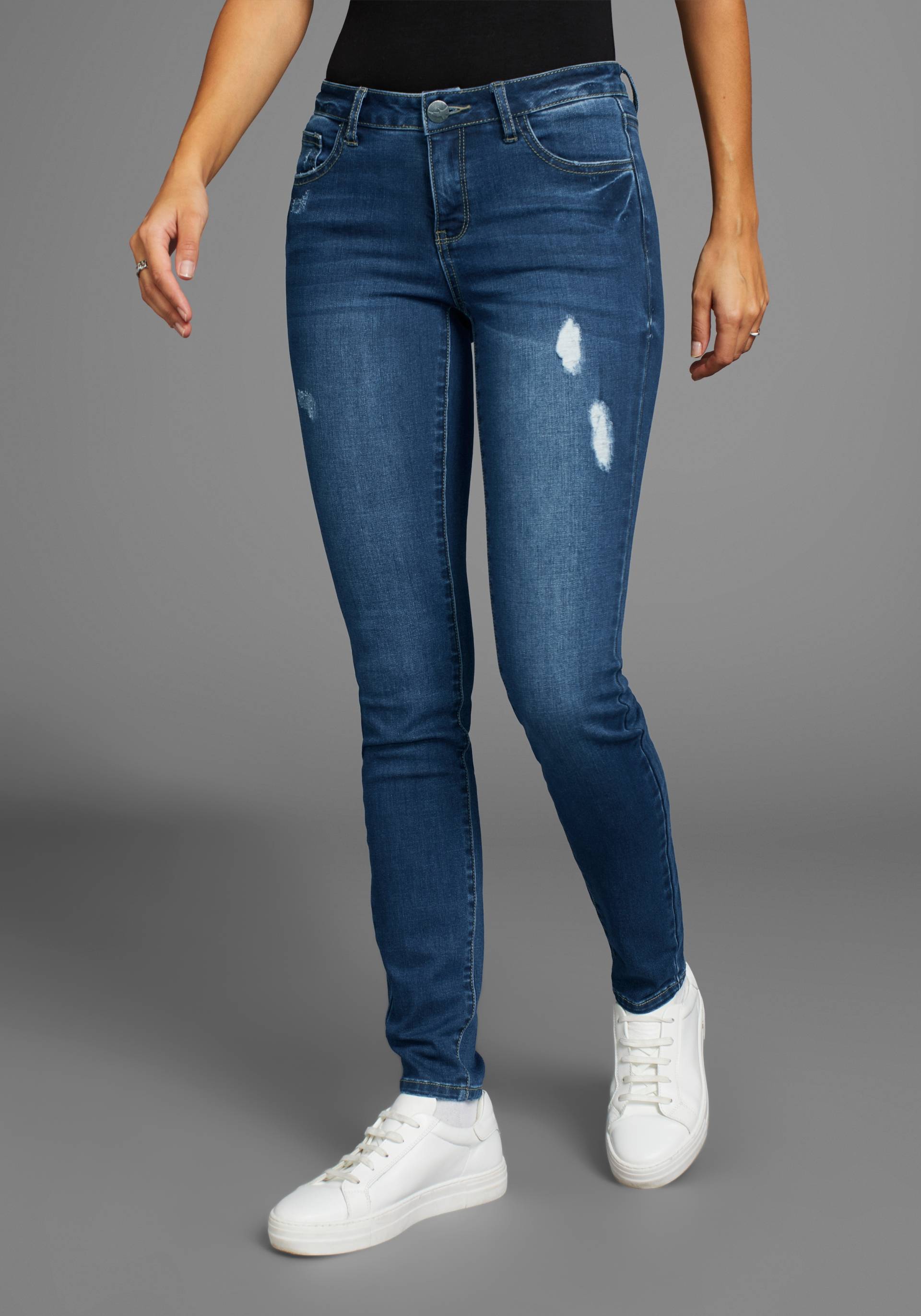 Arizona Skinny-fit-Jeans »Ultra-Stretch«, Mid Waist von Arizona