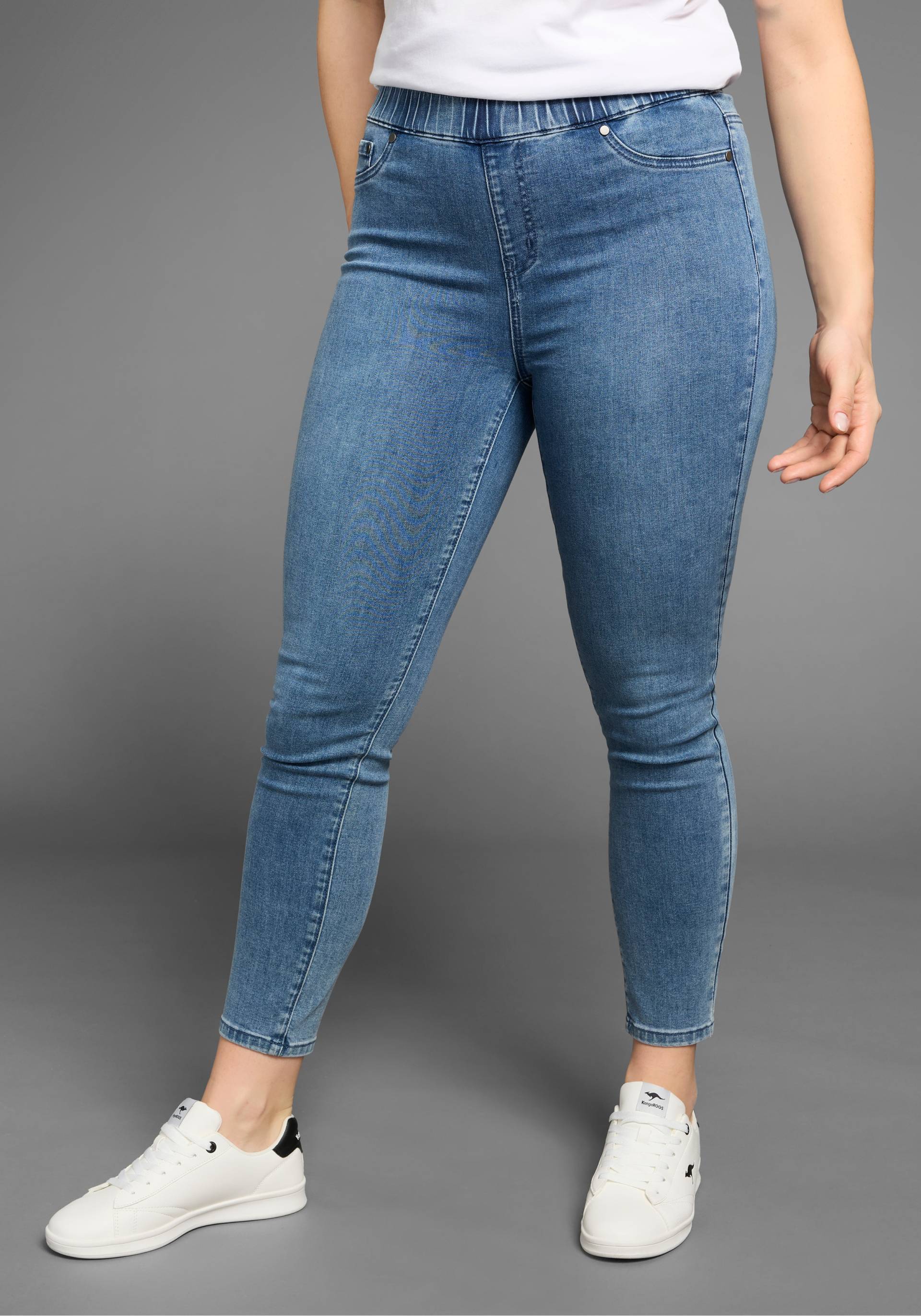 Arizona Skinny-fit-Jeans »Ultra Stretch - Curve Collection«, High Waist von Arizona