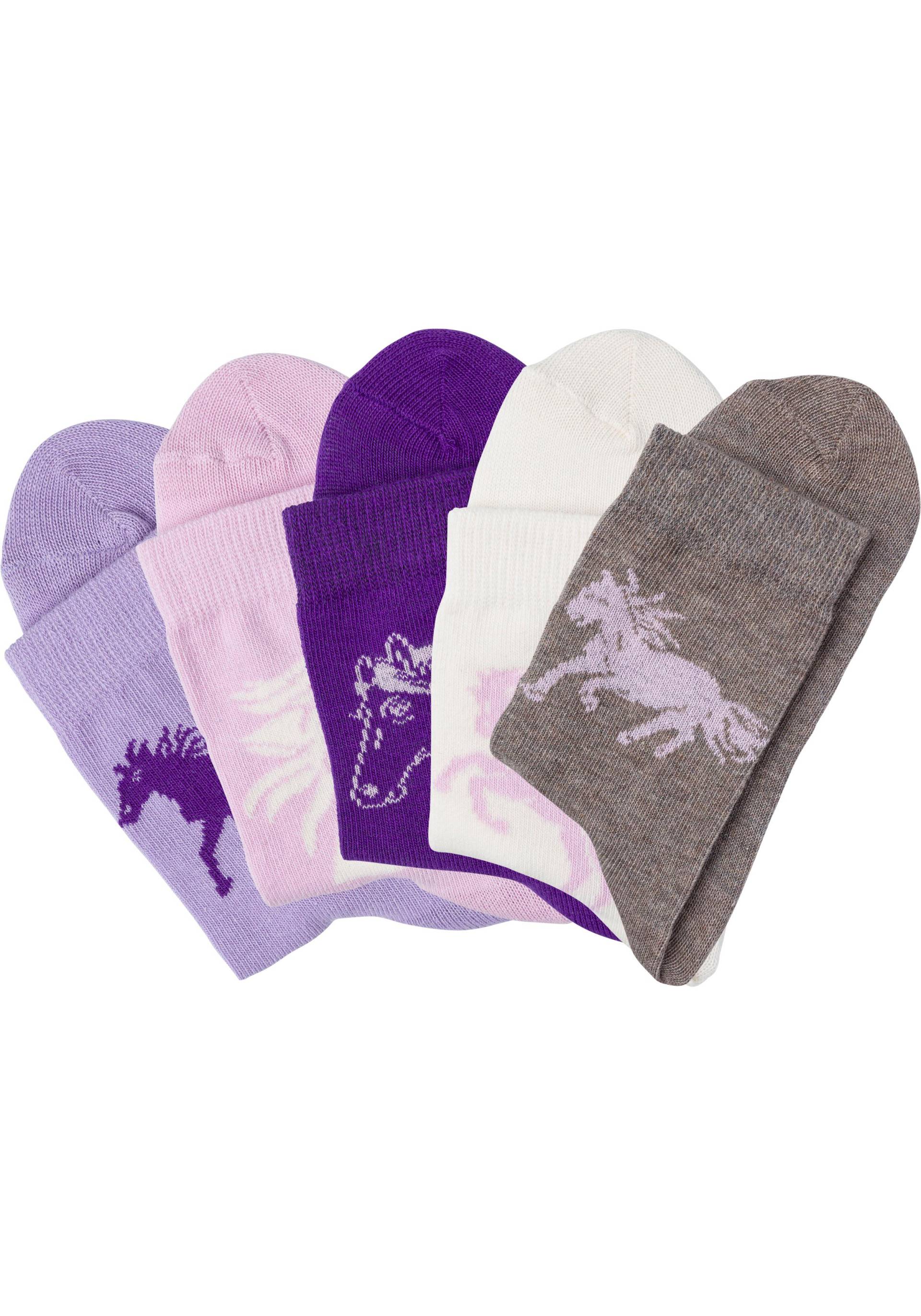 H.I.S Socken, (Packung, 5 Paar), mit Pferdemotiven von H.I.S