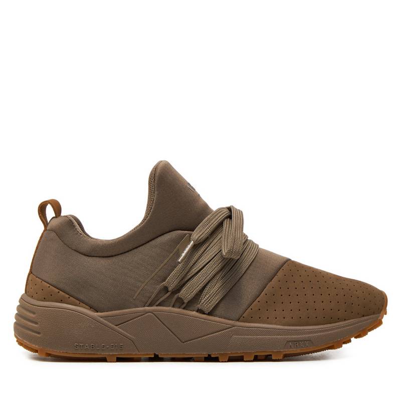 Sneakers ARKK Copenhagen Raven Nubuck S-E15 Vibram CR1421-0425-W Braun von Arkk Copenhagen