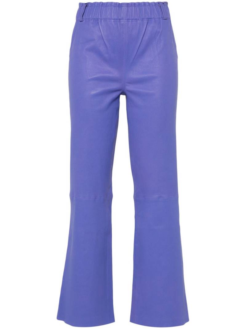 Arma Ferrara leather trousers - Purple von Arma