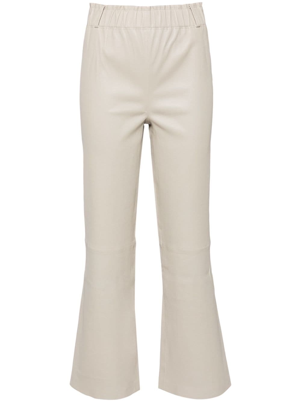 Arma Ferrara leather skinny trousers - Neutrals von Arma