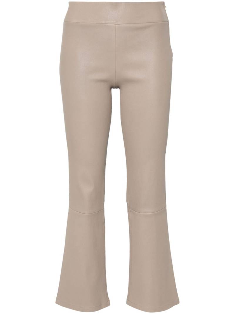 Arma Zaragoza leather trousers - Neutrals von Arma