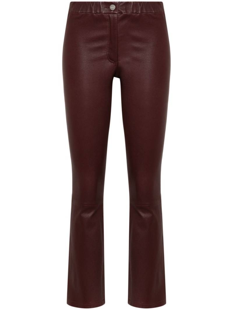 Arma Lively leather trousers - Red von Arma