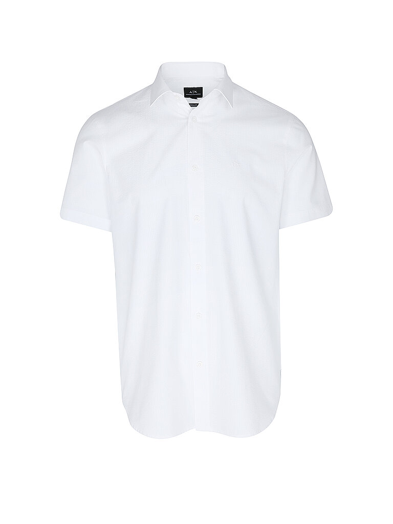 ARMANI EXCHANGE Hemd Regular Fit weiss | L von Armani Exchange