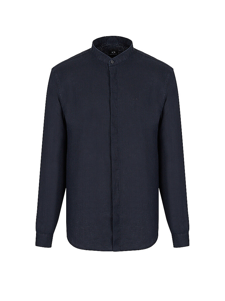 ARMANI EXCHANGE Leinenhemd Regular Fit  blau | XXL von Armani Exchange