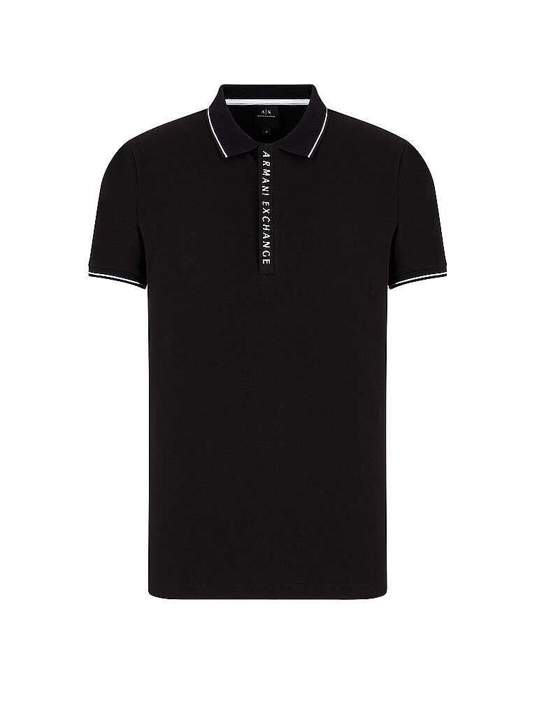 ARMANI EXCHANGE Poloshirt  schwarz | M von Armani Exchange