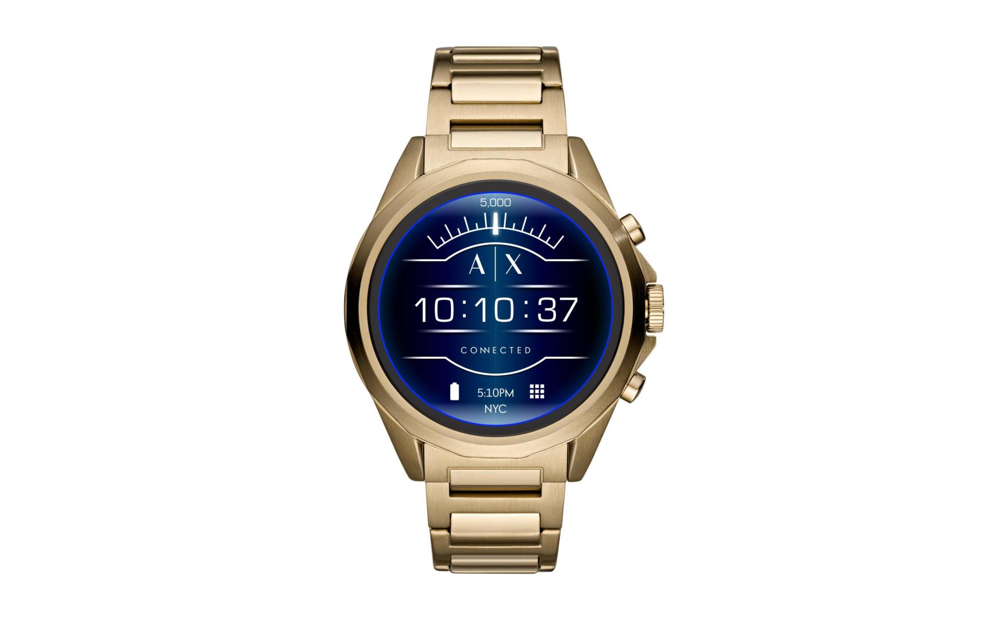 ARMANI EXCHANGE Smartwatch »Exchange Connected AXT2001 Goldfarben/Blau«, Wear OS by Google,) von Armani Exchange