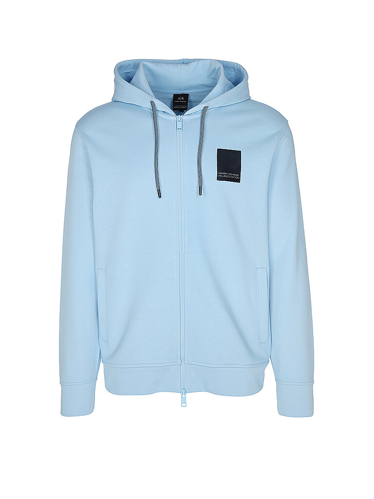 ARMANI EXCHANGE Sweatjacke hellblau | L von Armani Exchange