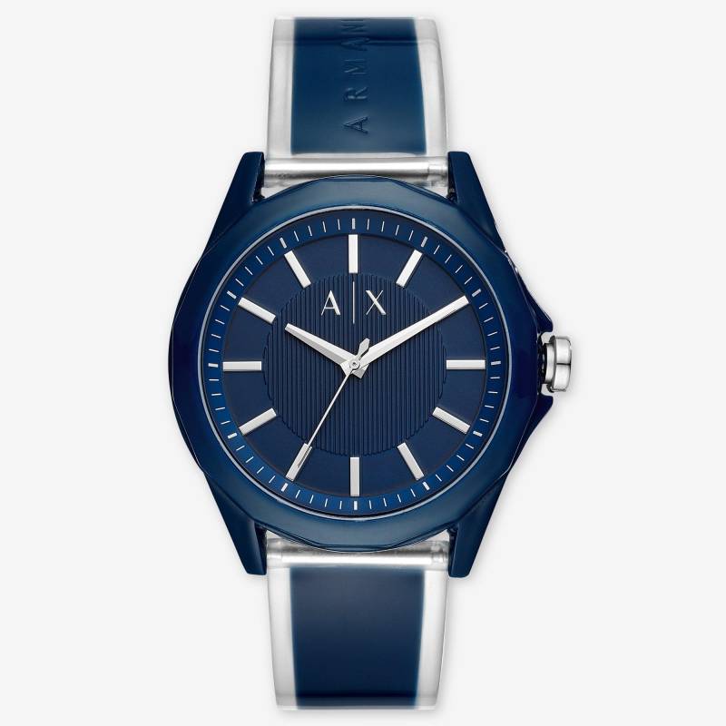 Analoguhr Herren Blau 44mm von Armani Exchange