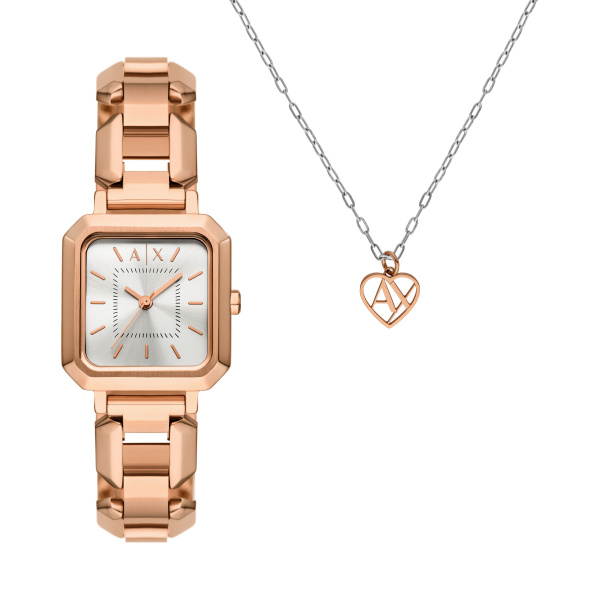 Armani Exchange AX7167SET Damen Uhr & Halskette Armani Exchange AX7167SET Damen Uhr & Halskette von Armani Exchange