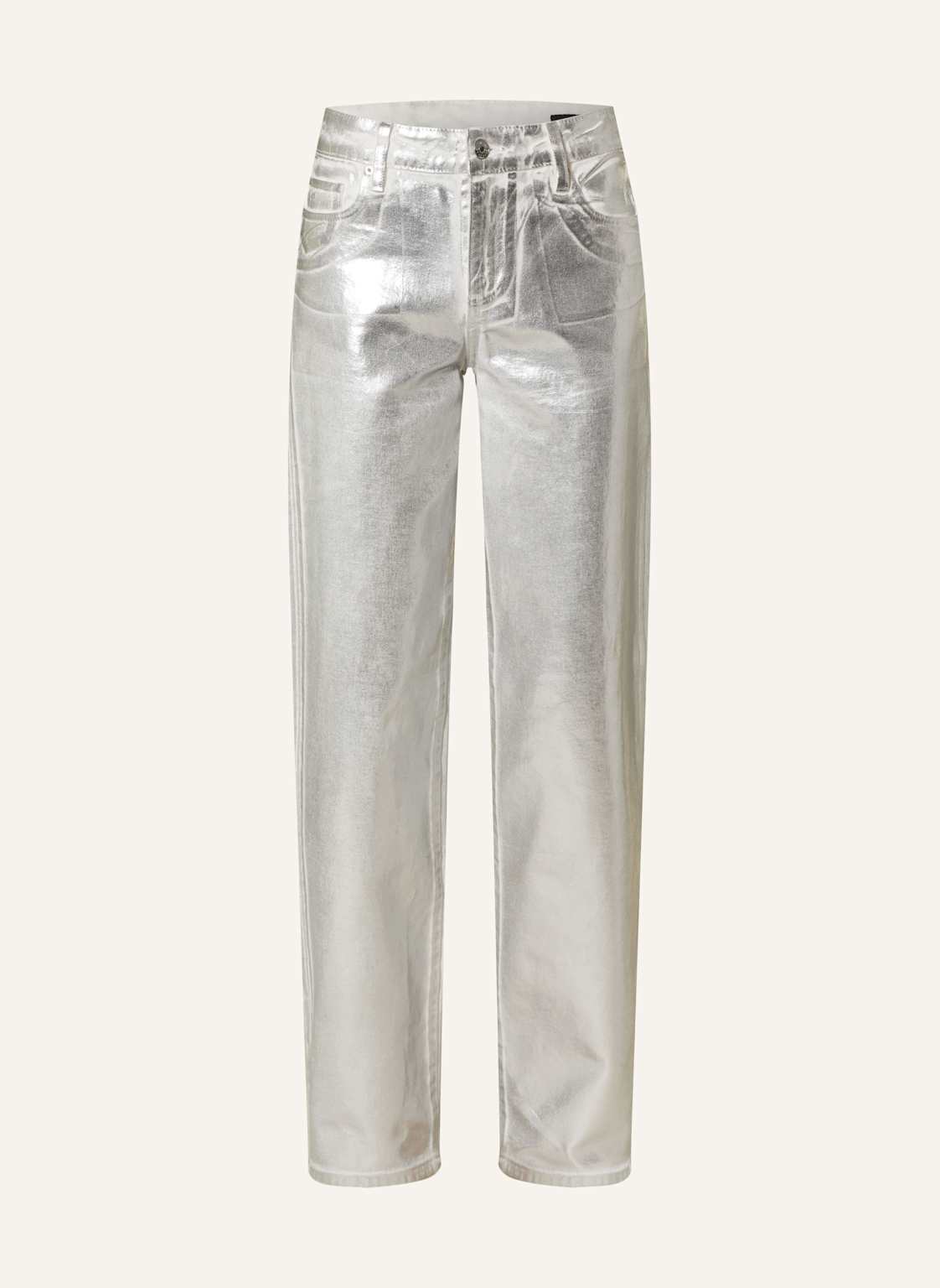 Armani Exchange Jeans Mit Glanzgarn silber von Armani Exchange