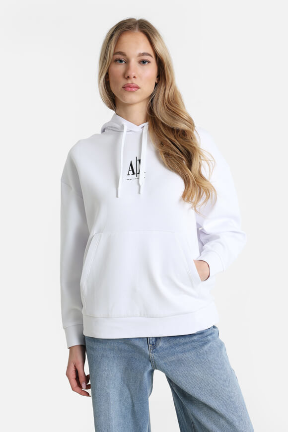Armani Exchange Kapuzensweatshirt | Optic White | Damen | M Armani Exchange Kapuzensweatshirt | Optic White | Damen | M von Armani Exchange