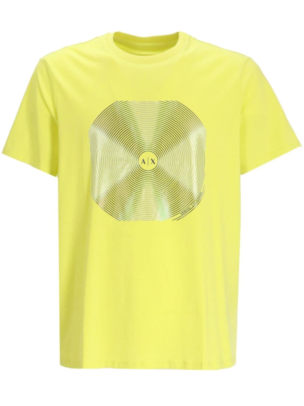 Armani Exchange Meta Nature cotton T-shirt - Yellow von Armani Exchange