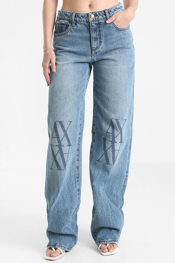 Armani Exchange Relaxed Fit Jeans | Indigo Denim | Damen  | 24 von Armani Exchange