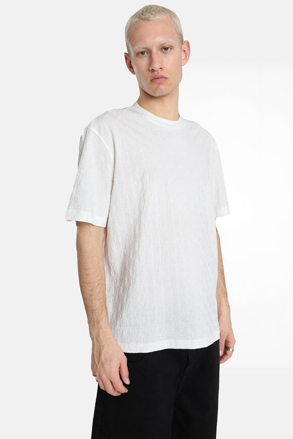 Armani Exchange Strukturiertes T-Shirt | Offwhite | Herren  | M von Armani Exchange