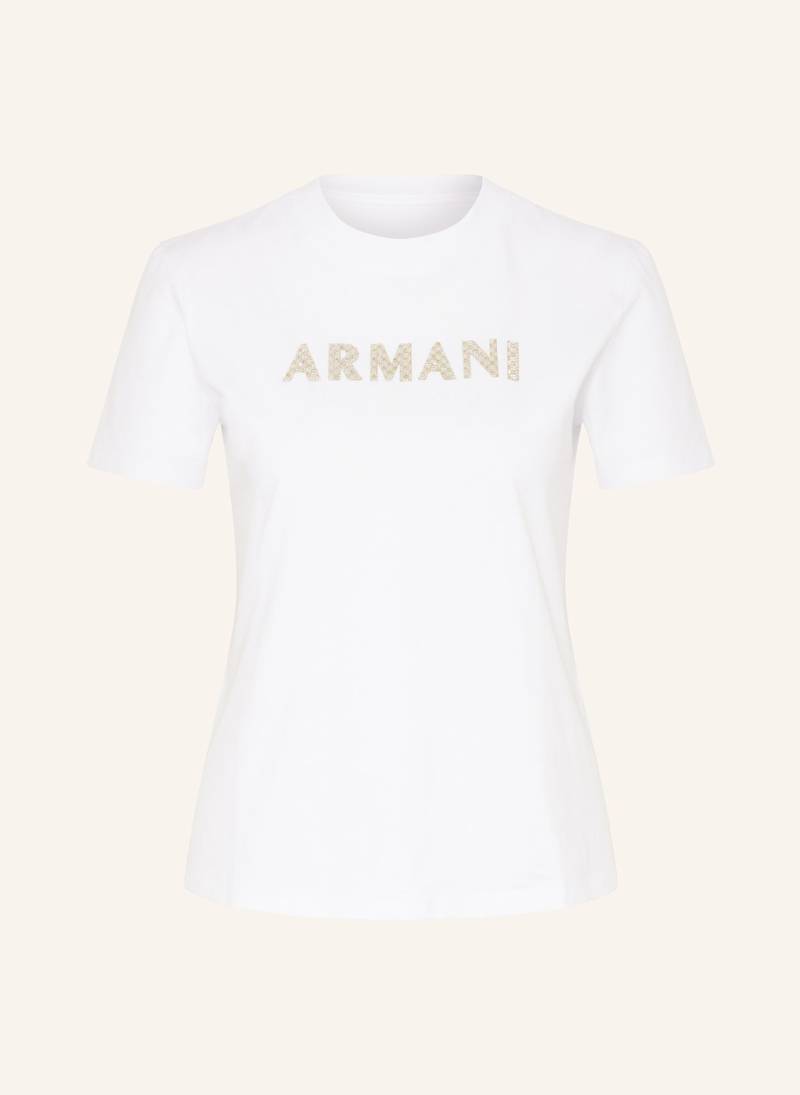 Armani Exchange T-Shirt Mit Schmucksteinen weiss von Armani Exchange