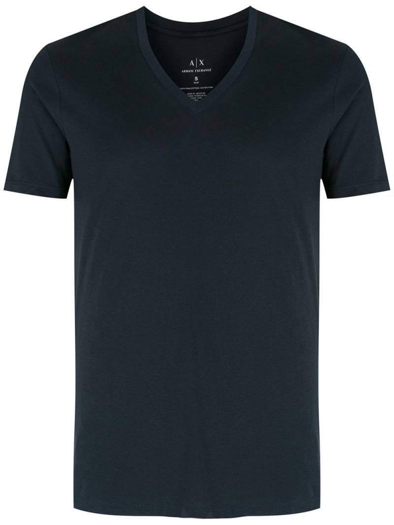 Armani Exchange V-neck T-shirt - Blue von Armani Exchange