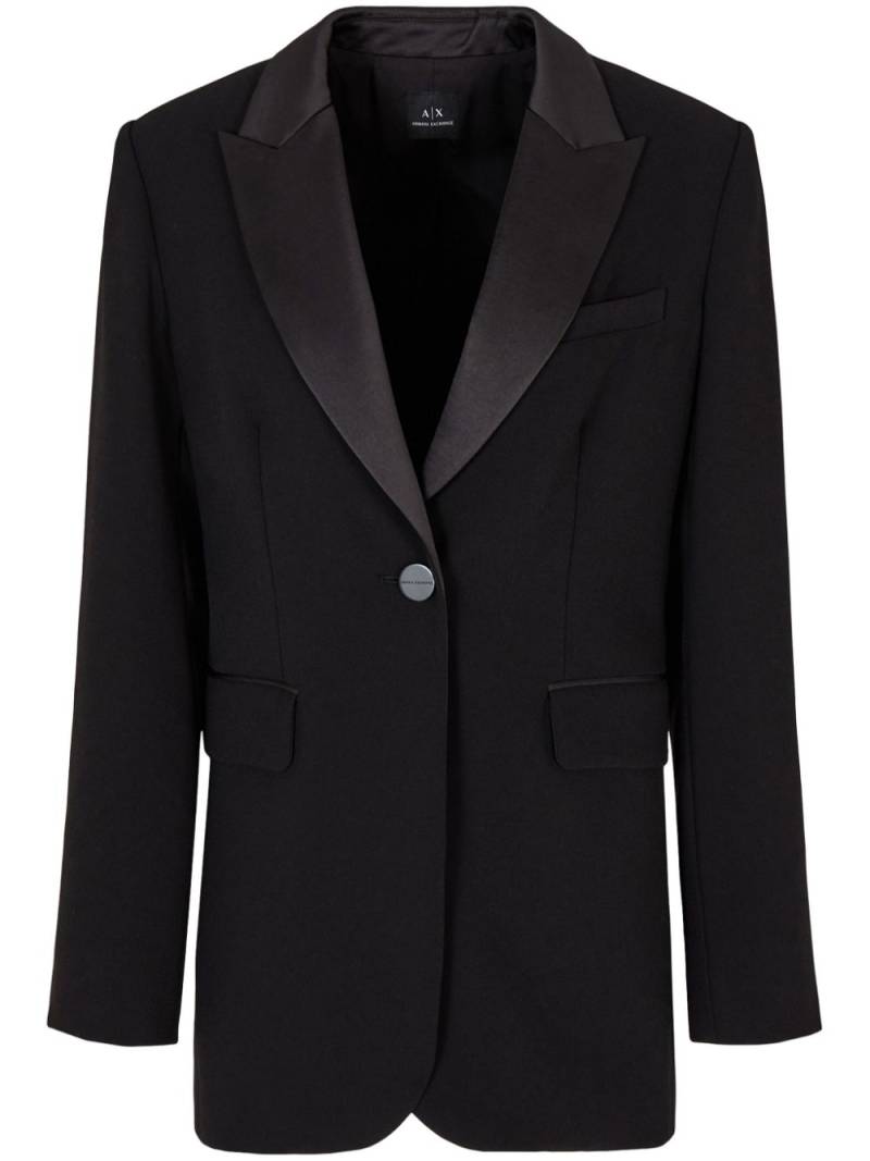 Armani Exchange buttoned long-sleeve blazer - Black von Armani Exchange