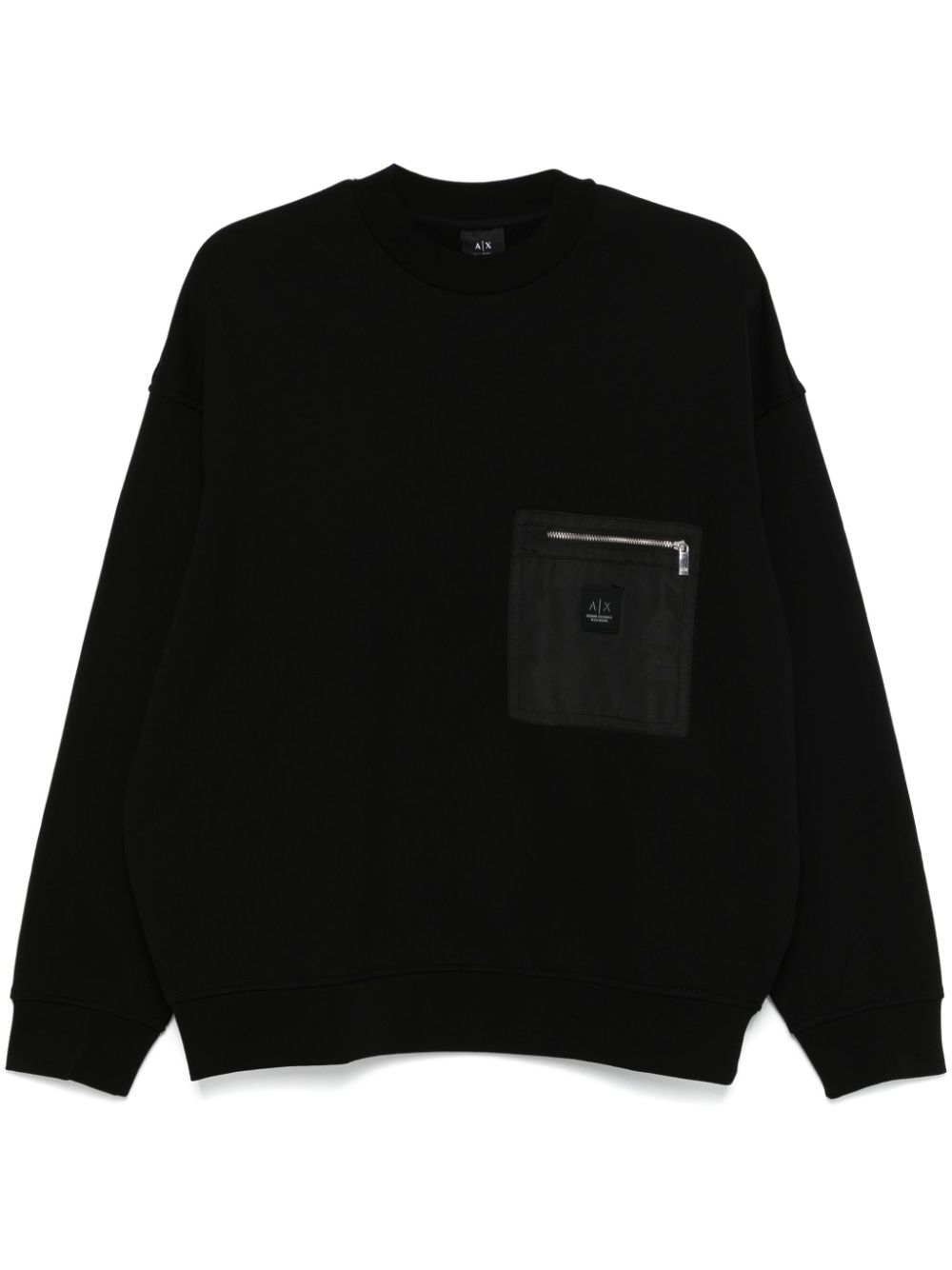 Armani Exchange chest-pocket sweatshirt - Black von Armani Exchange