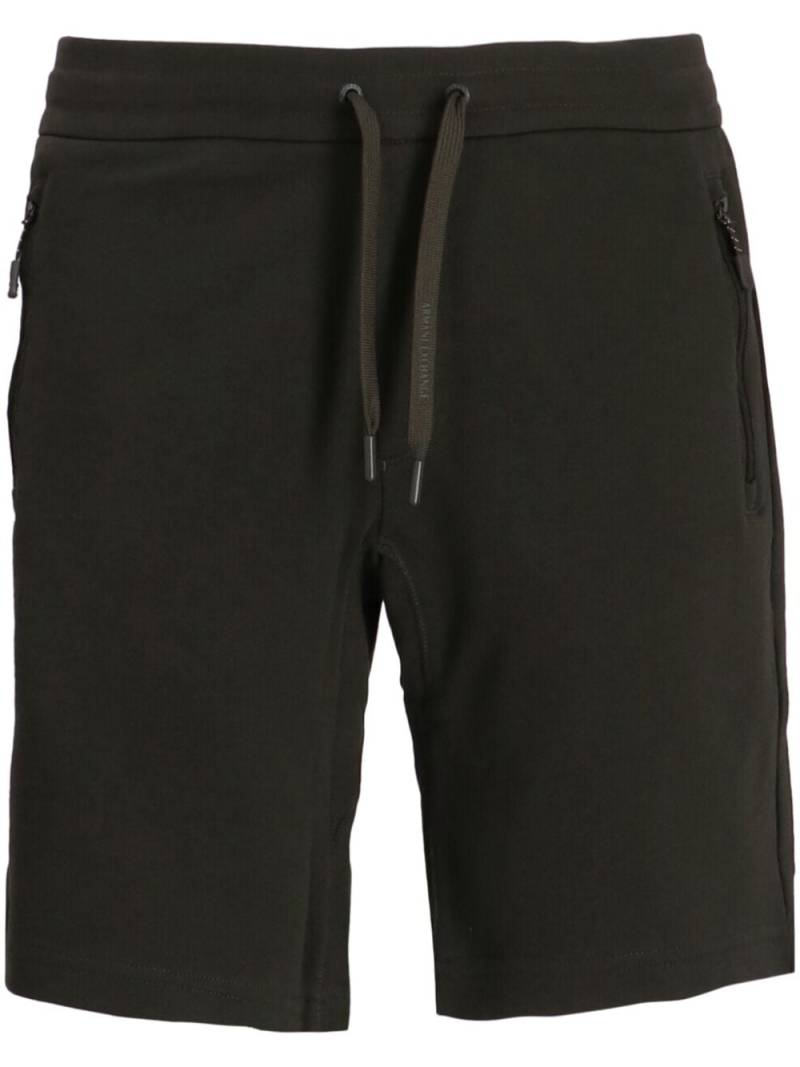 Armani Exchange cotton track shorts - Brown von Armani Exchange