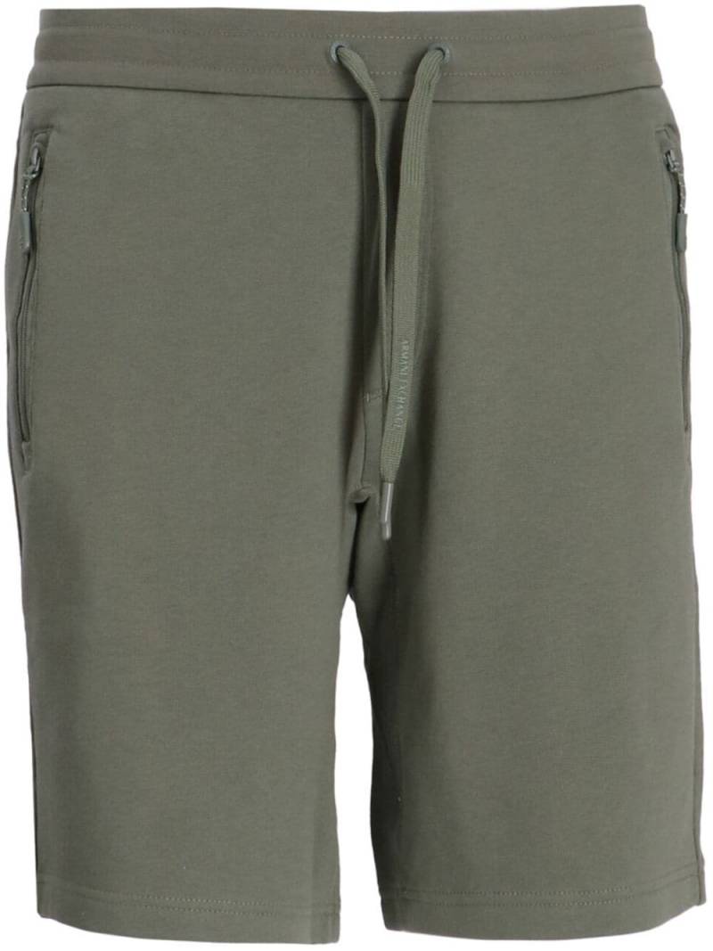 Armani Exchange cotton track shorts - Green von Armani Exchange