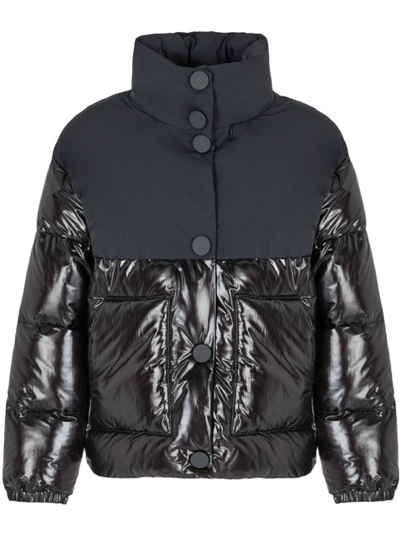 Armani Exchange detachable hood jacket - Black von Armani Exchange