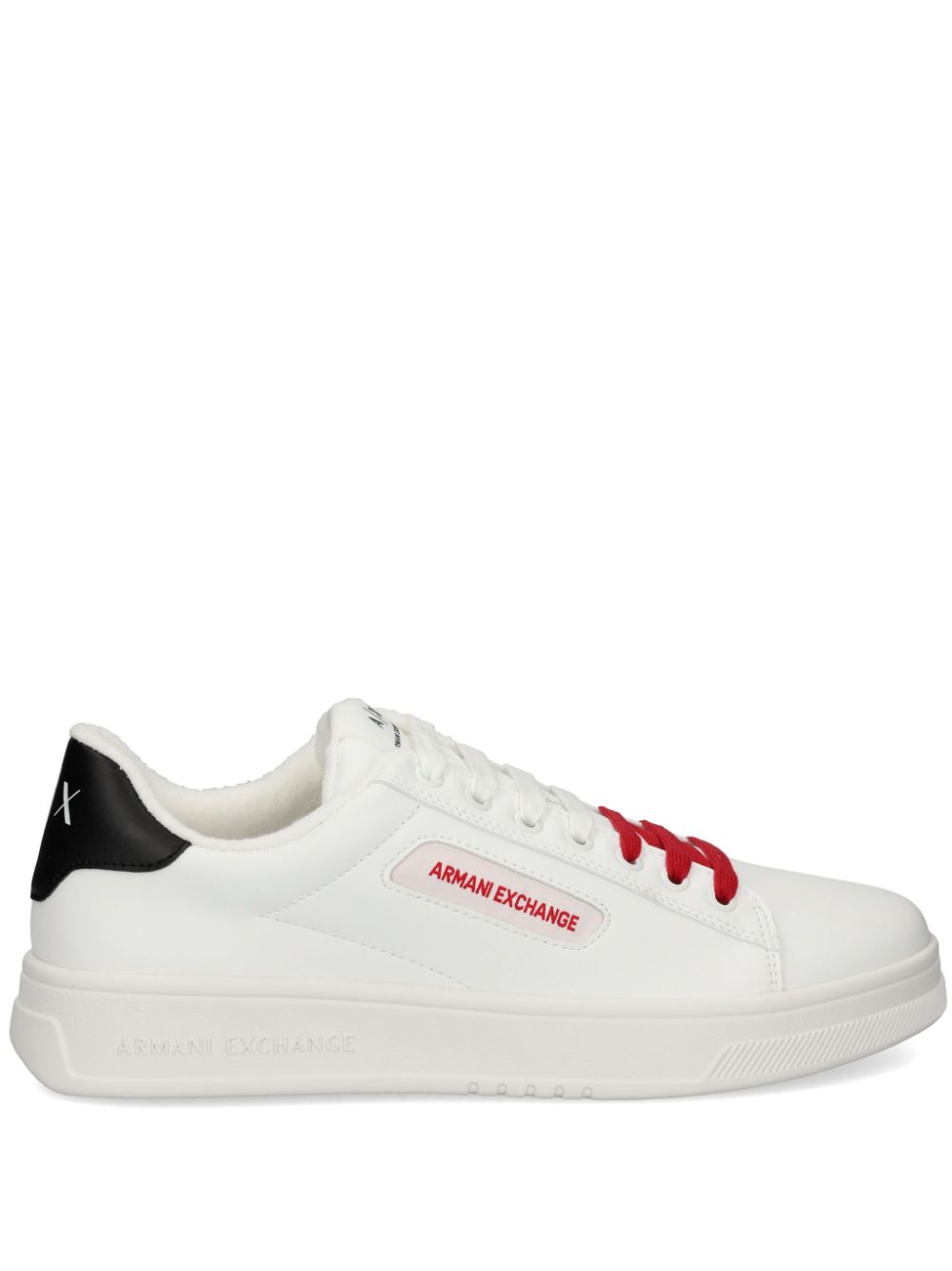 Armani Exchange double-coloured laces sneakers - White von Armani Exchange