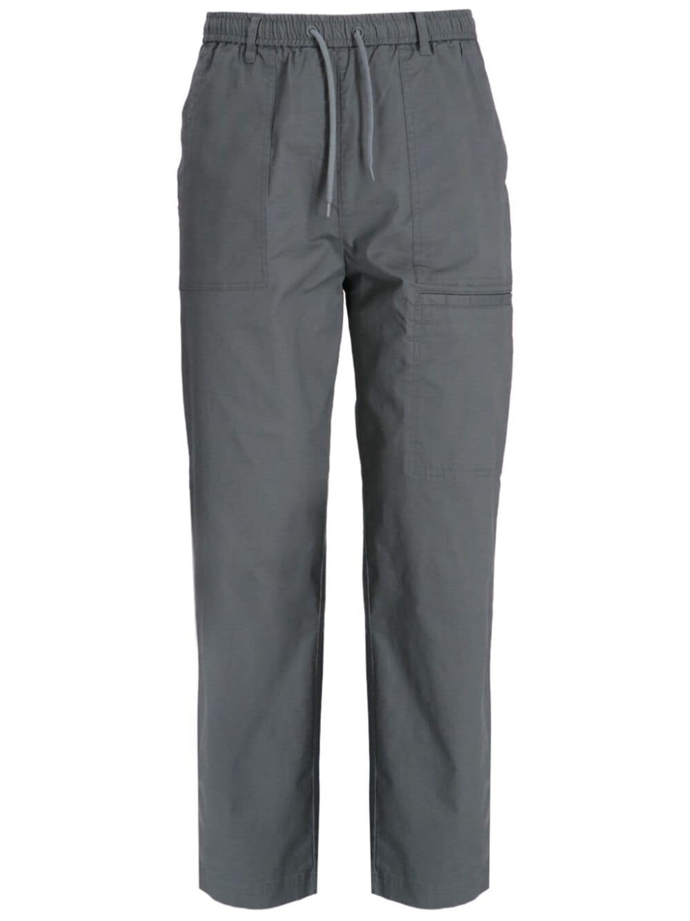 Armani Exchange drawstring straight-leg trousers - Grey von Armani Exchange