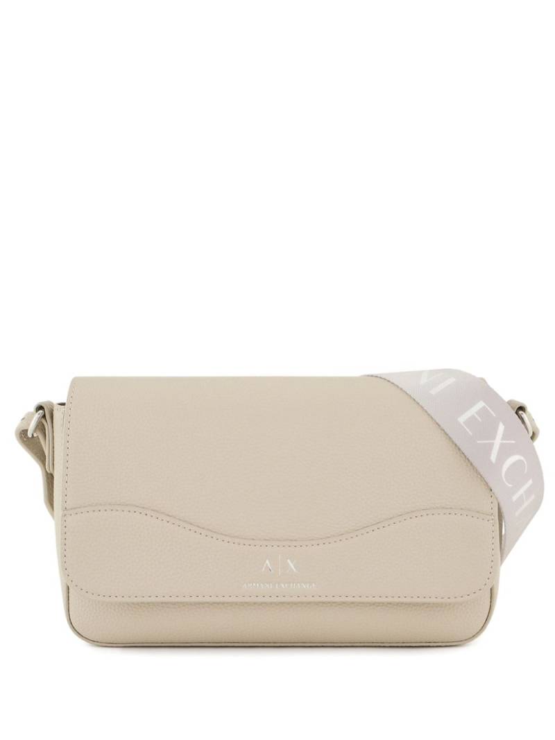 Armani Exchange embossed-logo crossbody bag - Neutrals von Armani Exchange