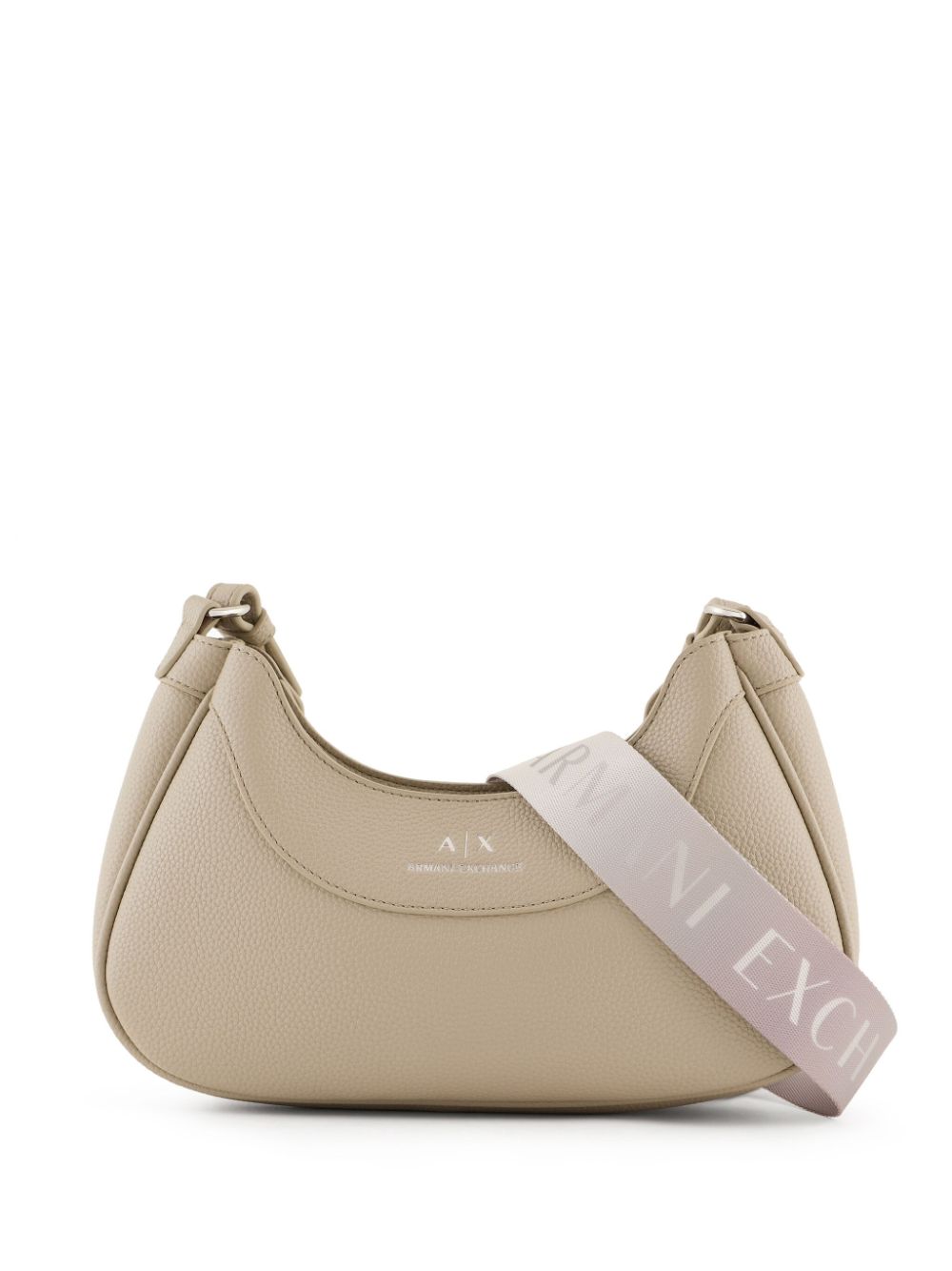 Armani Exchange embossed-logo shoulder bag - Neutrals von Armani Exchange