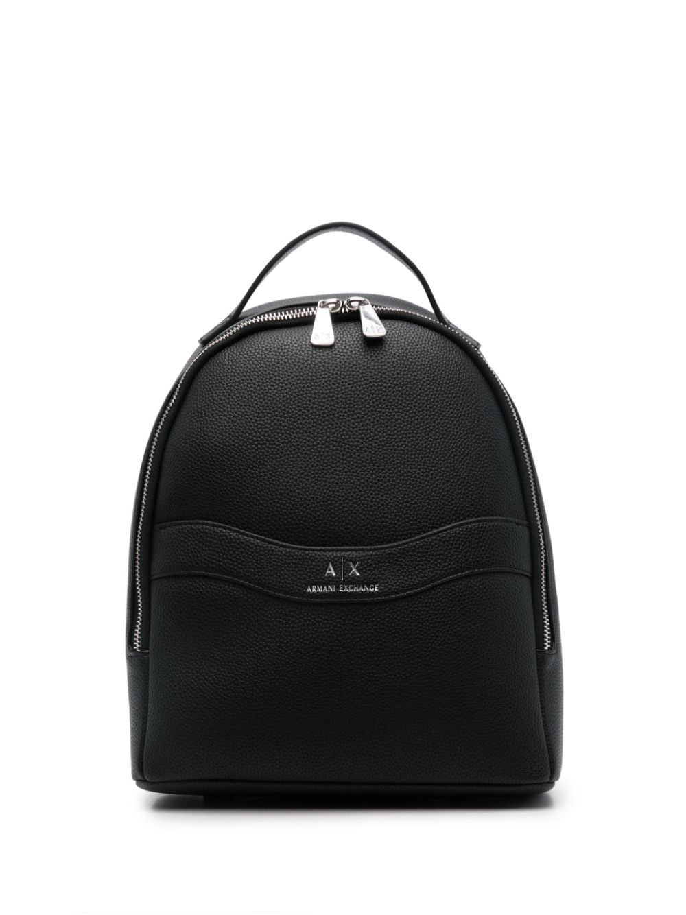 Armani Exchange faux-leather backpack - Black von Armani Exchange