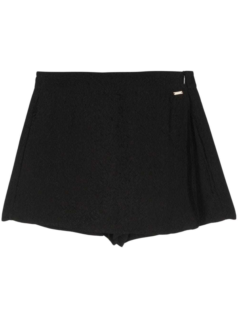 Armani Exchange geometric chambray shorts - Black von Armani Exchange