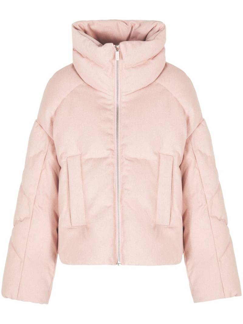 Armani Exchange high neck padded jacket - Pink von Armani Exchange