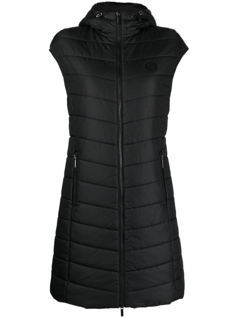 Armani Exchange hooded quilted gilet - Black von Armani Exchange