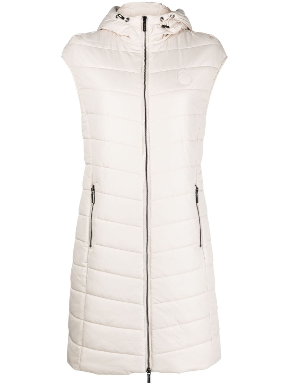 Armani Exchange high-neck quilted gilet - Neutrals von Armani Exchange