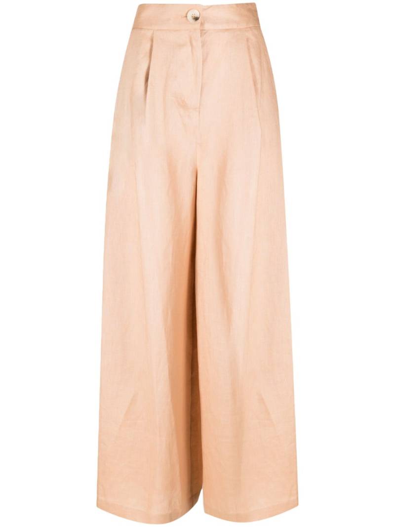 Armani Exchange high-waisted palazzo pants - Neutrals von Armani Exchange