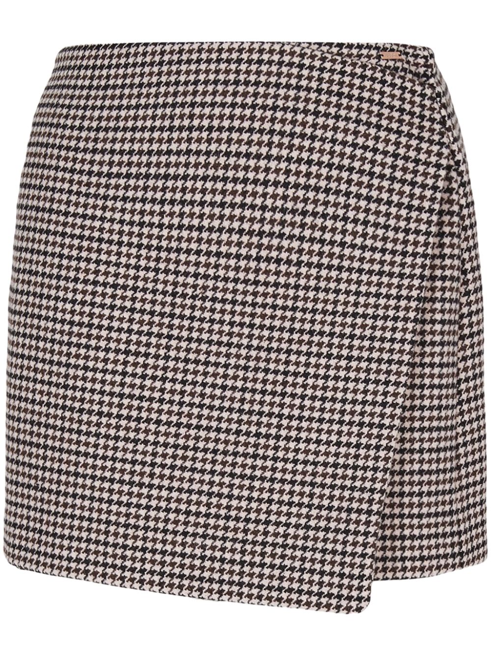 Armani Exchange houndstooth mini skirt - Brown von Armani Exchange